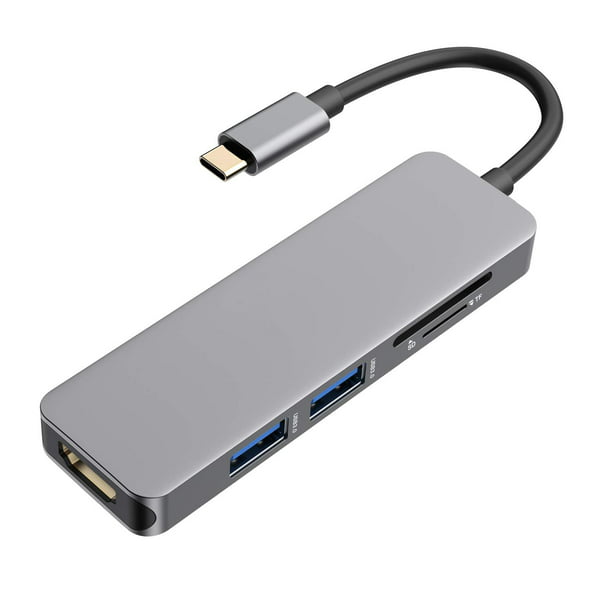 USB-C 3.0 HUB Type C to 4K HDMI Adapter Card Reader for 2019 MacBook Pro Air HP